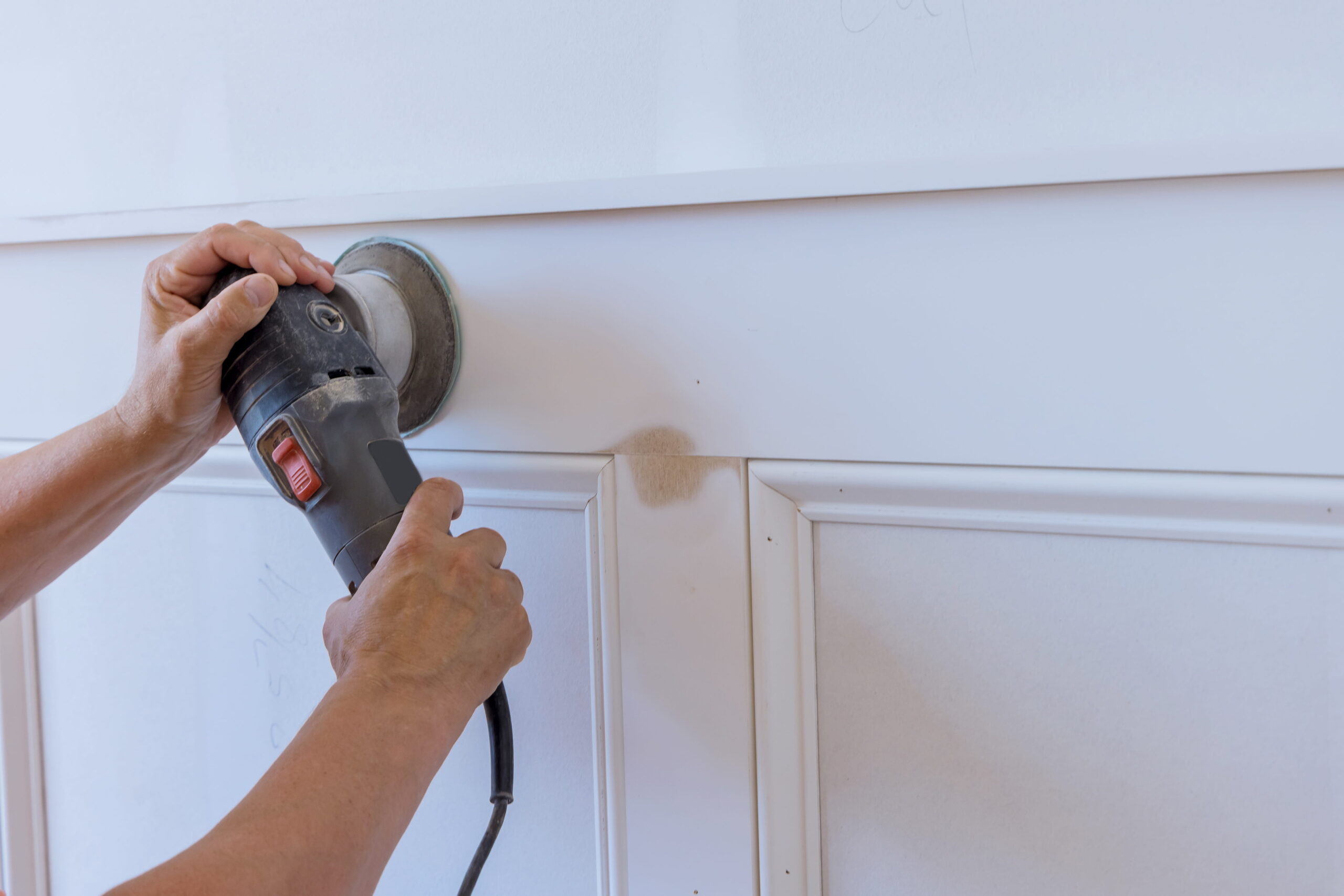 Removing Rust from a Garage Door